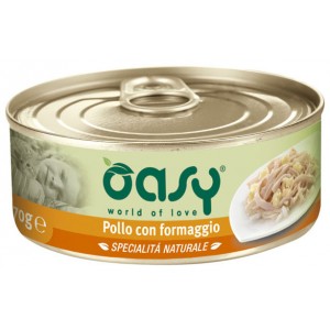 OASY CAT POLLO CON FORMAGGIO 70 GR